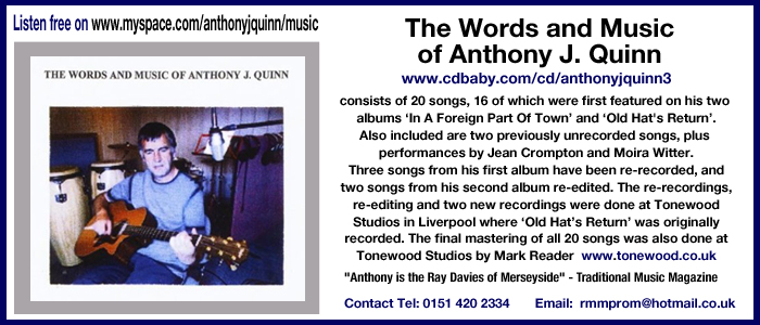 The Words and Music of Anthony J. Quinn