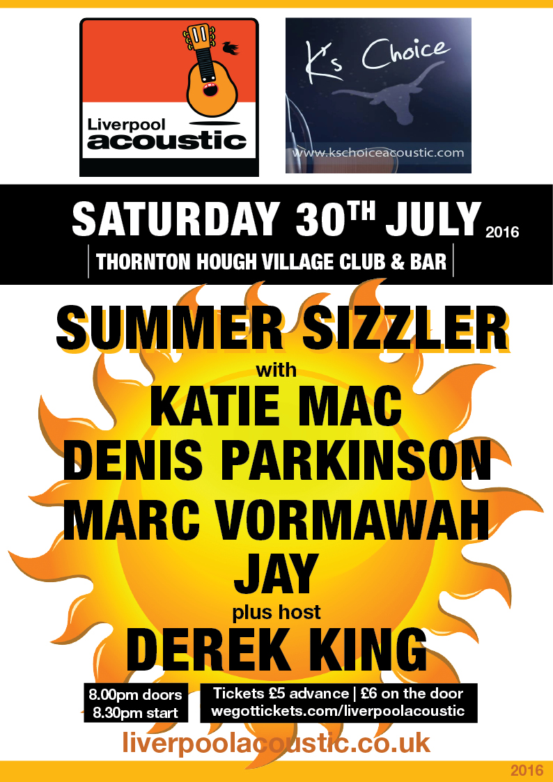 Preview: Summer Sizzler - Saturday 30th July 2016