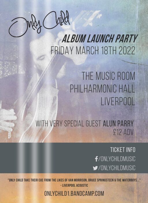 only child straight lines album launch poster